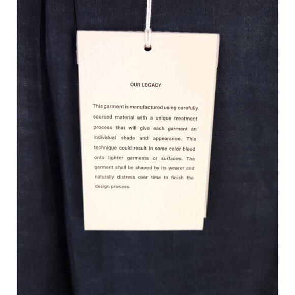 Our Legacy Angel of Wisconsin Above Shirt Size 52, US 42 Large Mens Black NWT - Picture 9 of 16